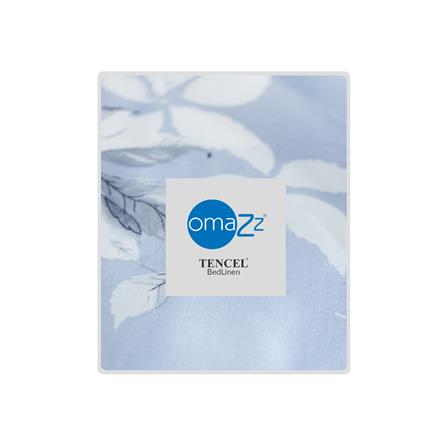 ผ้าปูที่นอน 6 ฟุต OMAZZ PRINT สี BLUE_2