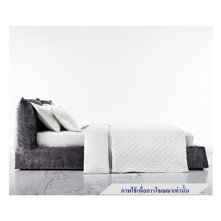 ผ้าปูที่นอน 6 ฟุต OMAZZ SMOOTH สี WHITE_0
