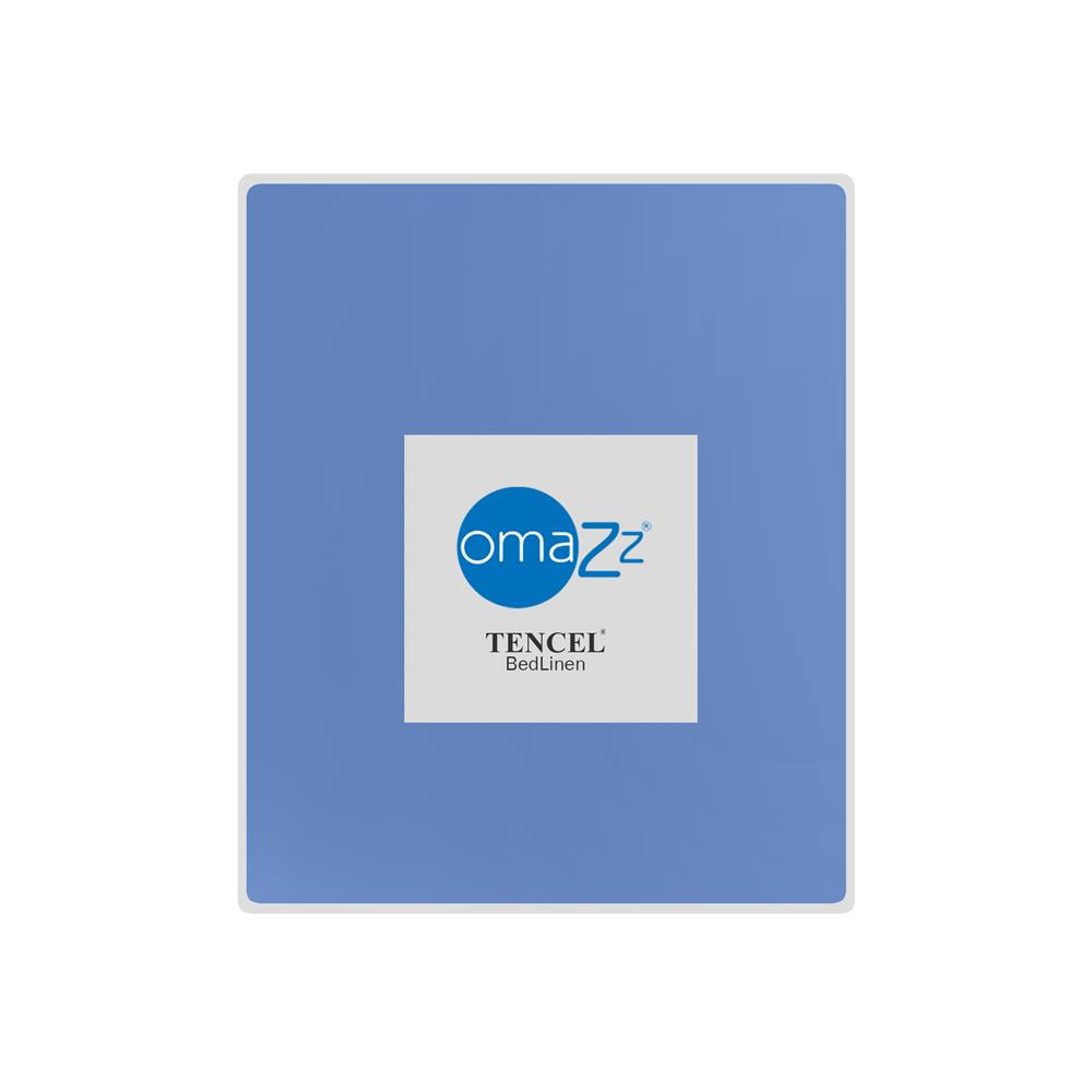 ผ้าปูที่นอน 5 ฟุต OMAZZ SMOOTH สี BLUE