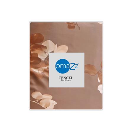 ผ้าปูที่นอน 6 ฟุต OMAZZ PRINT สี BROWN_2