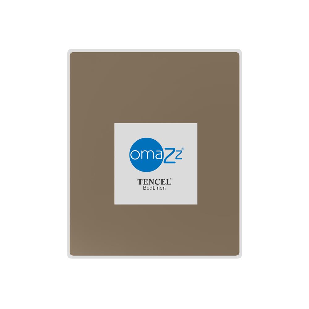 ผ้าปูที่นอน 6 ฟุต OMAZZ SMOOTH สี SADDEN TAN