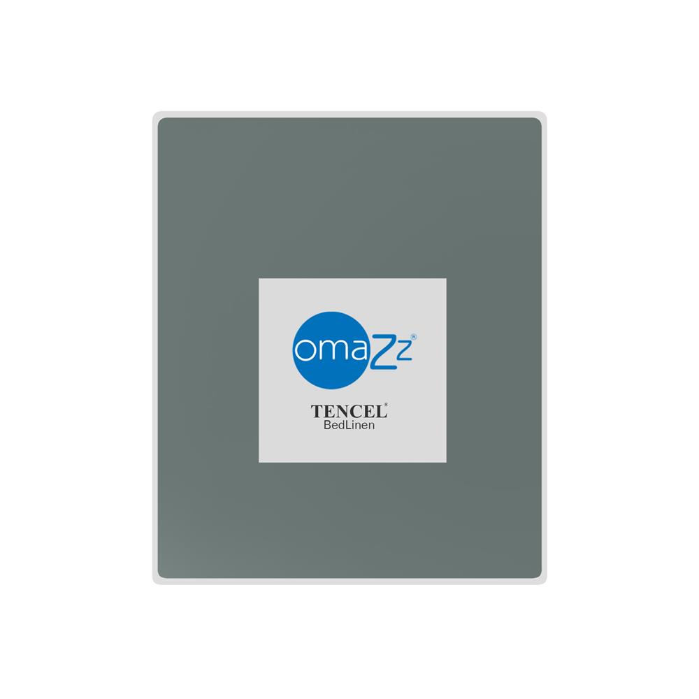 ผ้าปูที่นอน 6 ฟุต OMAZZ SMOOTH สี DARK GREY