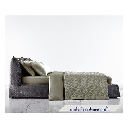 ผ้าปูที่นอน 6 ฟุต OMAZZ SMOOTH สี LIGHT GREY_0