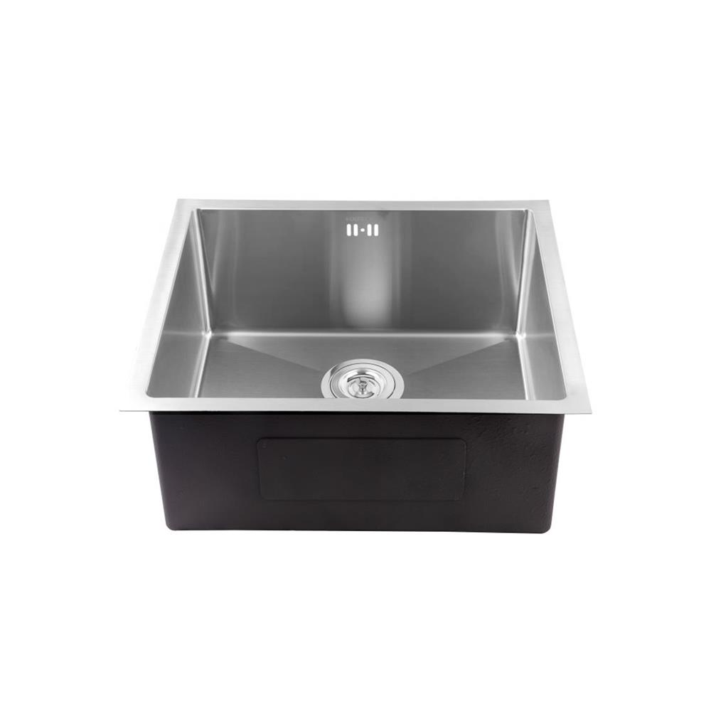 ซิงค์ฝังสแควร์ 1 หลุม HAFELE MARIA 495.39.615 สีเงิน