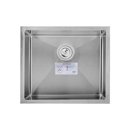 ซิงค์ฝังสแควร์ 1 หลุม HAFELE MARIA 495.39.615 สีเงิน
