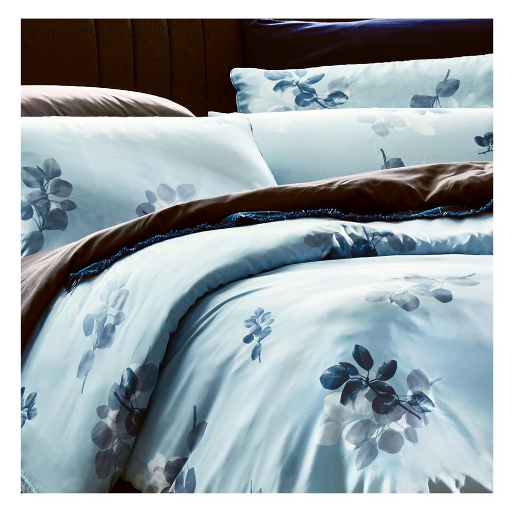 ผ้าปูที่นอน 6 ฟุต OMAZZ PRINT สี BLUE