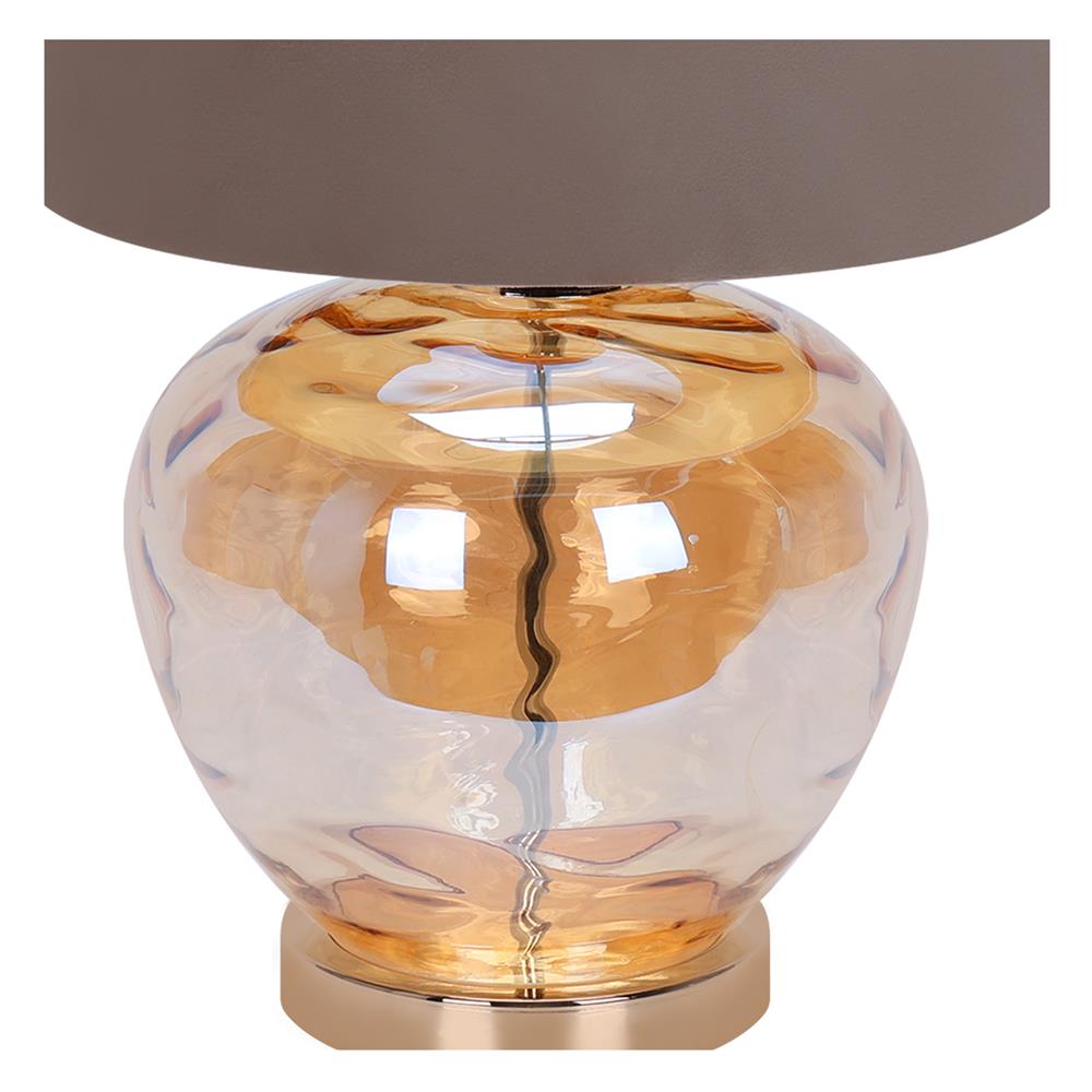 ไฟตั้งโต๊ะ CARINI A453 สีน้ำตาล/ทอง