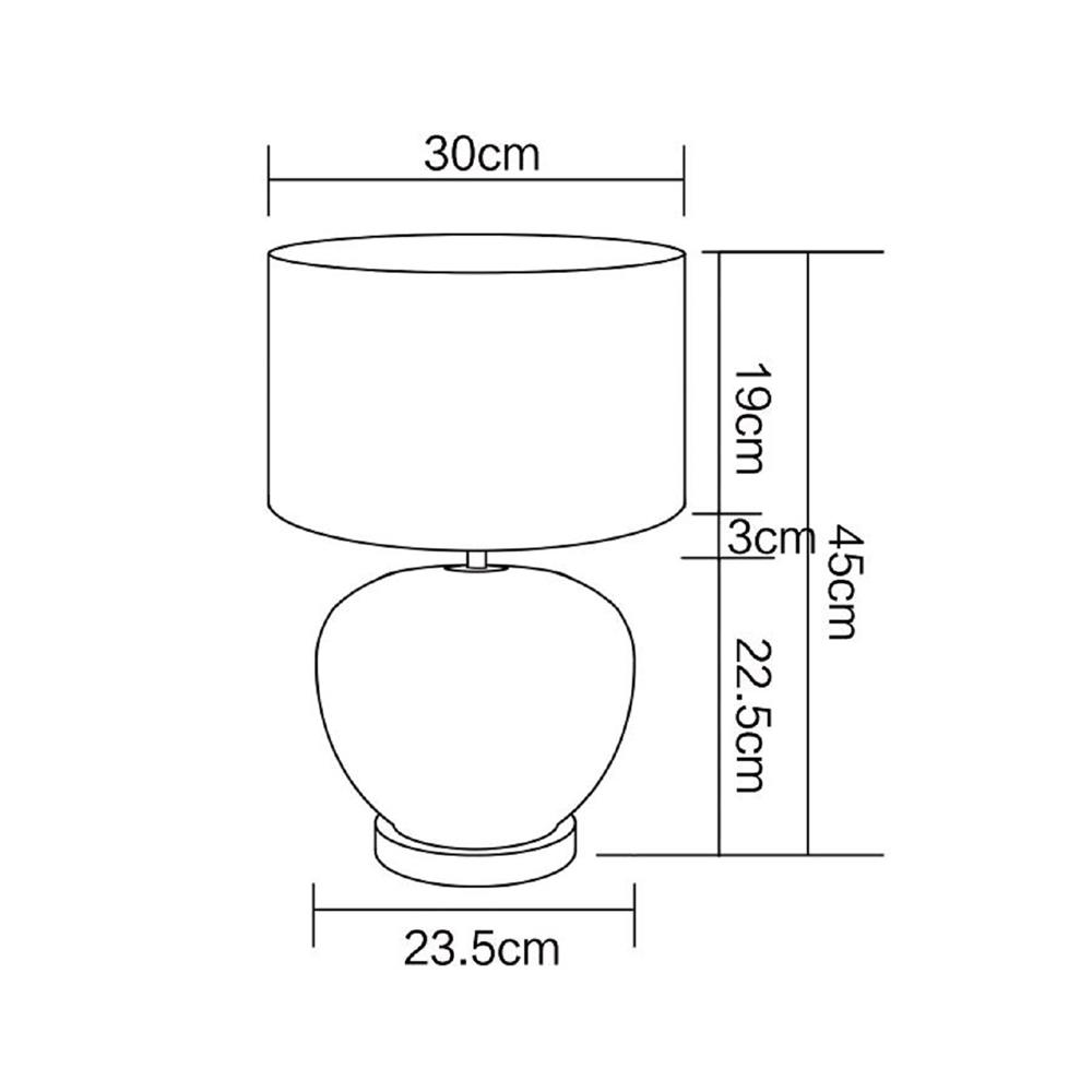 ไฟตั้งโต๊ะ CARINI A453 สีน้ำตาล/ทอง