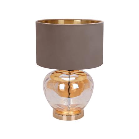 ไฟตั้งโต๊ะ CARINI A453 สีน้ำตาล/ทอง_0