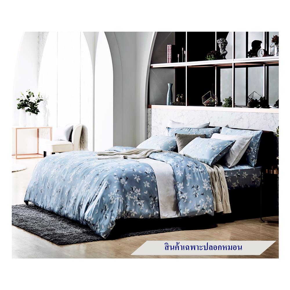 ปลอกหมอนหนุน OMAZZ PRINT สี BLUE (NAGANO 01) แพ็ก 2 ชิ้น