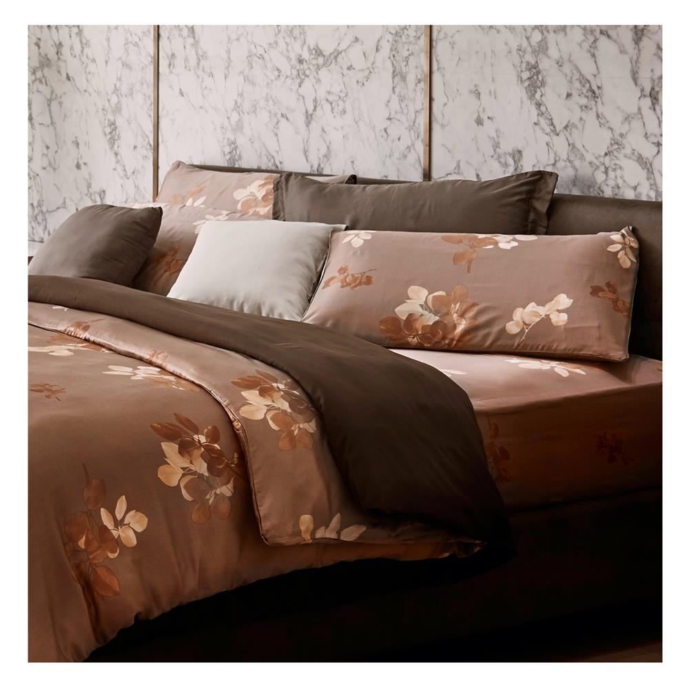 ปลอกหมอนหนุน OMAZZ PRINT สี BROWN