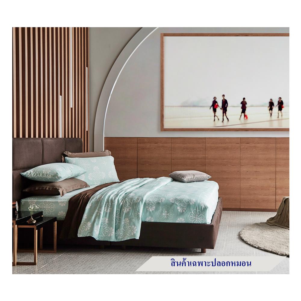 ปลอกหมอนหนุน OMAZZ PRINT สี GREEN (VERONA) แพ็ก 2 ชิ้น