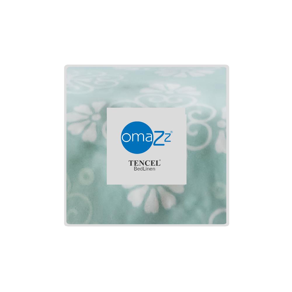 ปลอกหมอนหนุน OMAZZ PRINT สี GREEN (VERONA) แพ็ก 2 ชิ้น