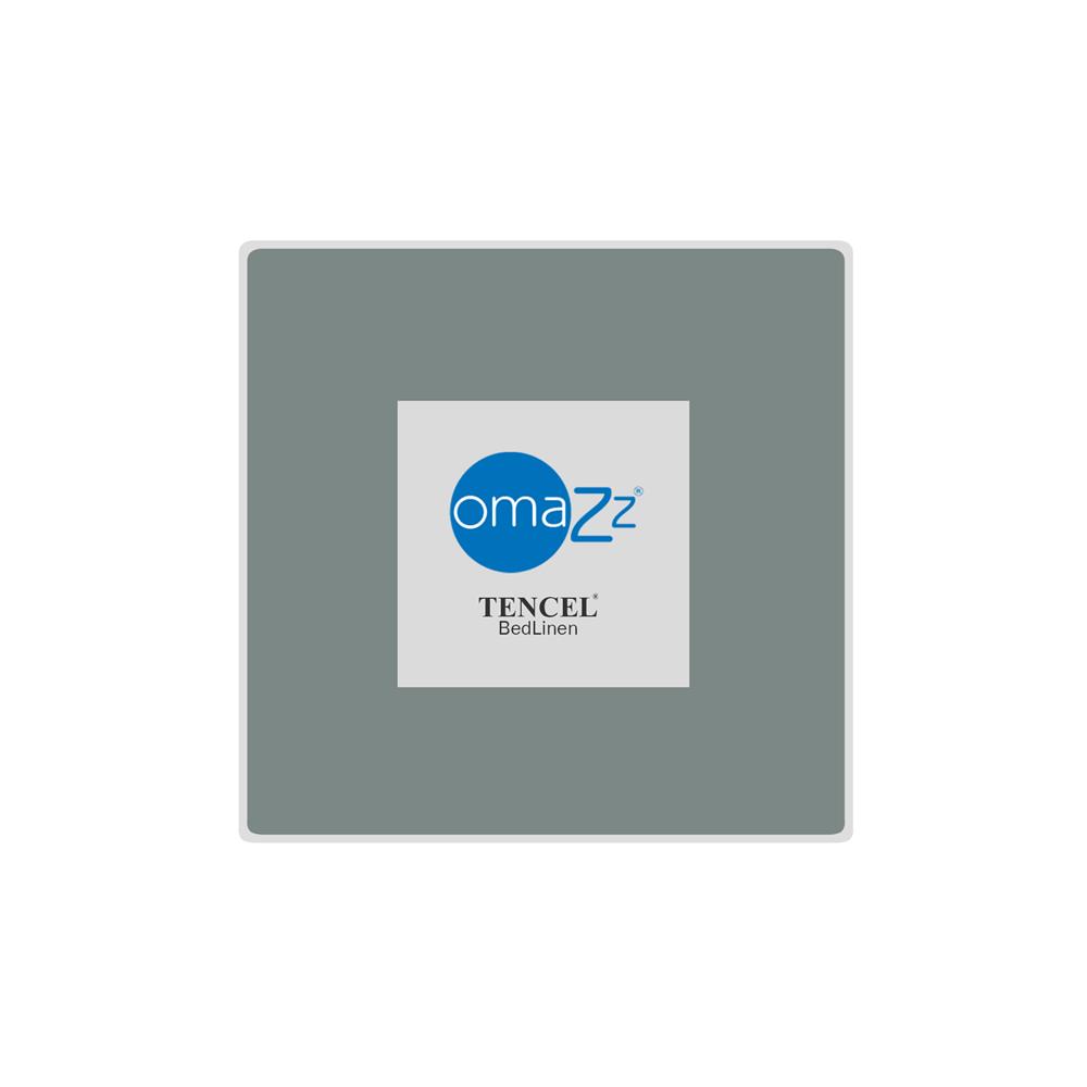 ปลอกหมอนหนุน OMAZZ SMOOTH สี ASH BLACK แพ็ก 2 ชิ้น