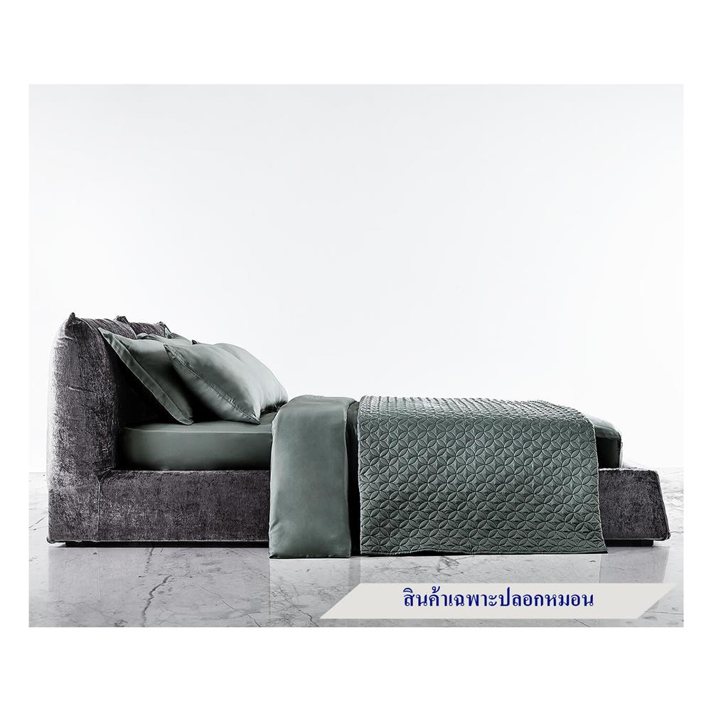 ปลอกหมอนหนุน OMAZZ SMOOTH สี ASH BLACK แพ็ก 2 ชิ้น