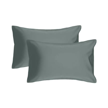 ปลอกหมอนหนุน OMAZZ SMOOTH สี ASH BLACK แพ็ก 2 ชิ้น_0