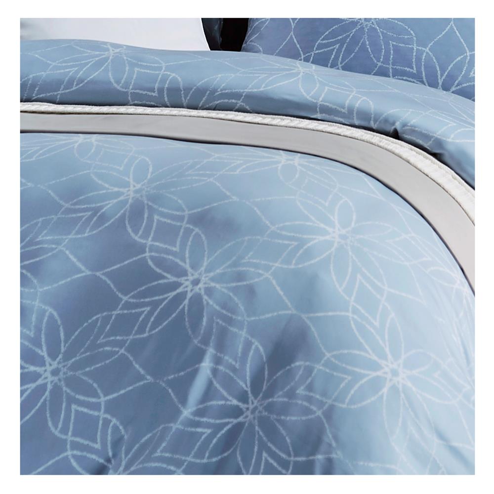 ปลอกหมอนข้าง OMAZZ PRINT สี BLUE (GLACIER) แพ็ก 2 ชิ้น