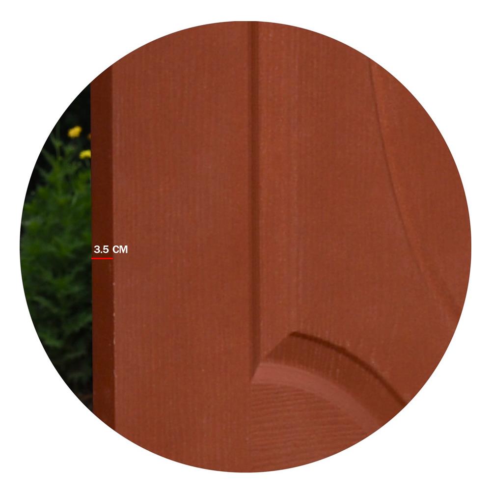 ประตูภายใน ไม่เจาะลูกบิด HDF METRO BOLOGNA 303 จามจุรี 80x200 ซม. สีนํ้าตาล