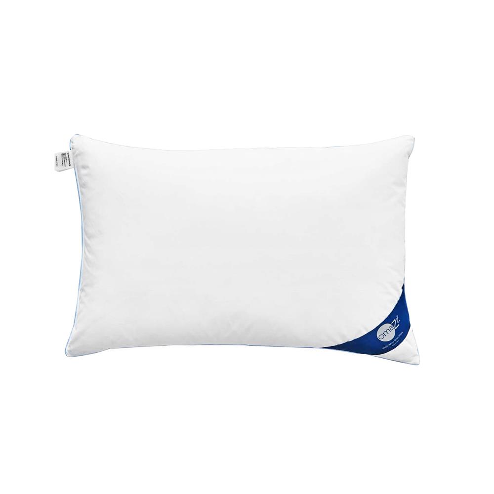 หมอนสุขภาพ ขนห่าน OMAZZ NOBLE WHITE GOOSE DOWN MEDIUM COMFORT 20x30 นิ้ว สีขาว
