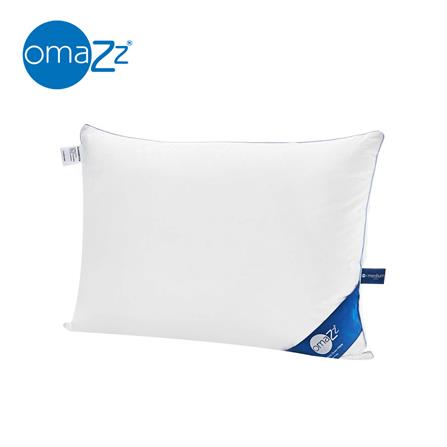 หมอนสุขภาพ ขนห่าน OMAZZ NOBLE WHITE GOOSE DOWN MEDIUM COMFORT 20x30 นิ้ว สีขาว_0
