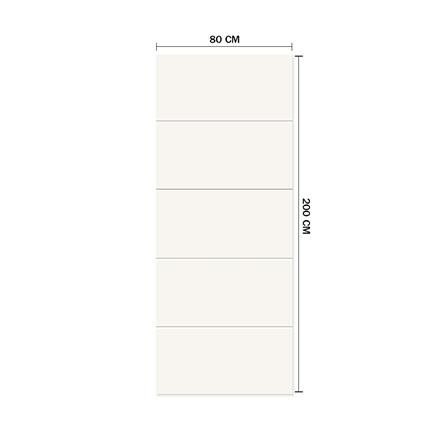 ประตูภายใน HDF METRO LINEA 08 80X200 ซม. ไม่เจาะลูกบิด_3