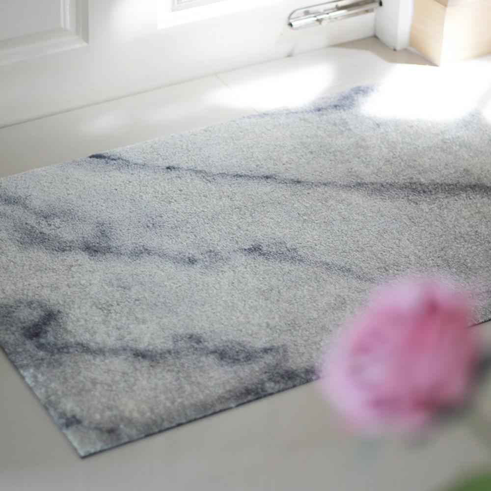 พรม PRAW DE MARBLE WHITE 50X75 ซม. สีขาว