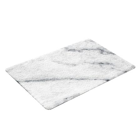 พรม PRAW DE MARBLE WHITE 50X75 ซม. สีขาว_3