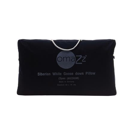 หมอนสุขภาพ ขนห่าน OMAZZ SIBERIAN GOOSE DOWN MEDIUM 20x30 นิ้ว สีขาว_7