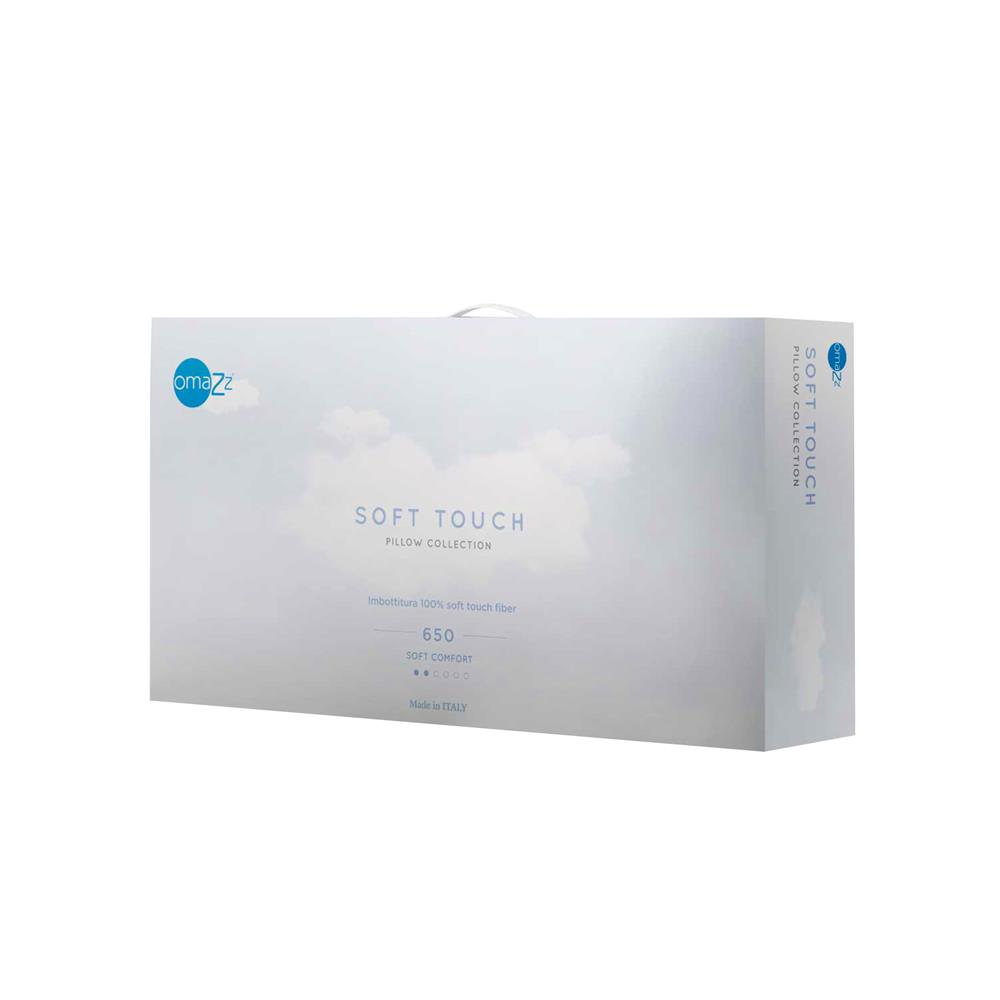 หมอนสุขภาพ ไมโครเจล OMAZZ SOFT TOUCH 20x30 นิ้ว สีขาว