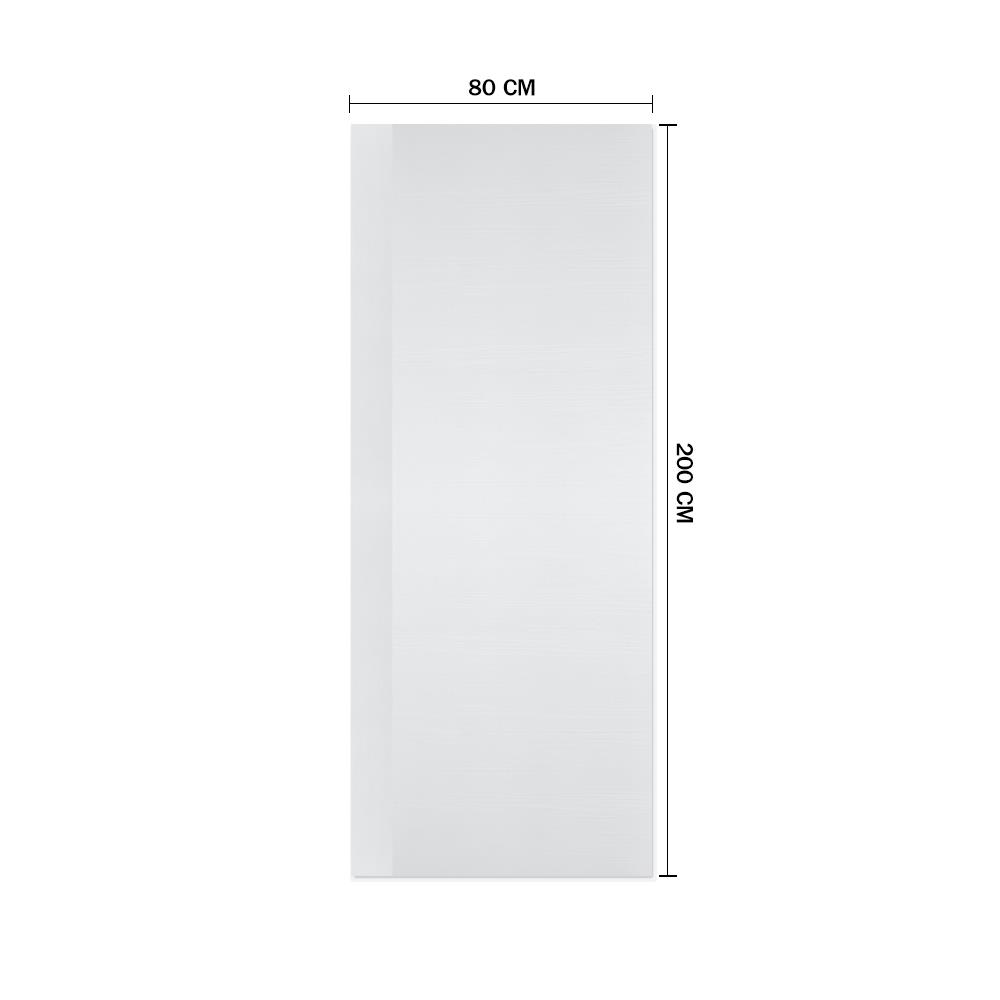 ประตูภายใน HDF METRO NAPOLI 003 80X200 ซม. สีรองพื้นขาว ไม่เจาะลูกบิด