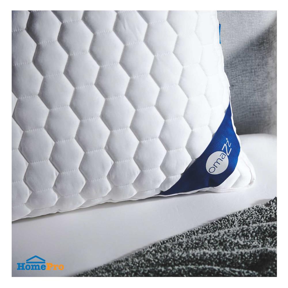 หมอนสุขภาพ นาโนดาวน์ OMAZZ ZEN SOFT 20x30 นิ้ว 20x30 นิ้ว สีขาว