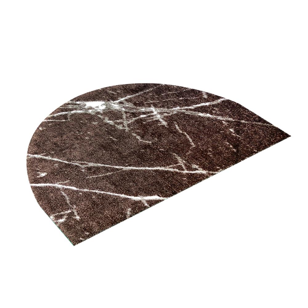 พรม PRAW DE MARBLE BROWN 55X85 ซม. สีน้ำตาล