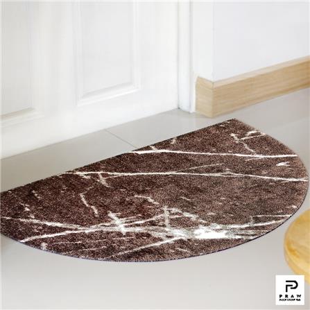 พรม PRAW DE MARBLE BROWN 55X85 ซม. สีน้ำตาล_5