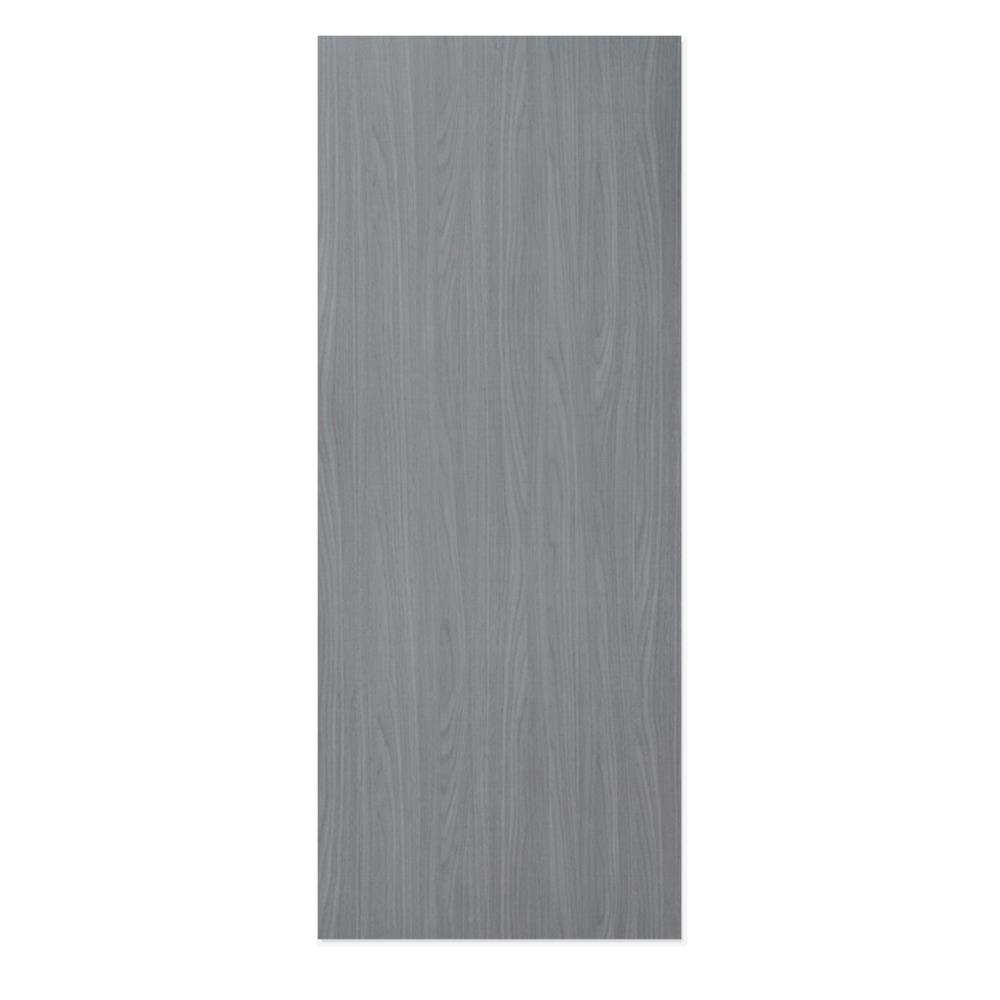 ประตูภายในเมลามีน METRO MD556 COMBI GREY 80X200 ซม. สีเทา ไม่เจาะลูกบิด