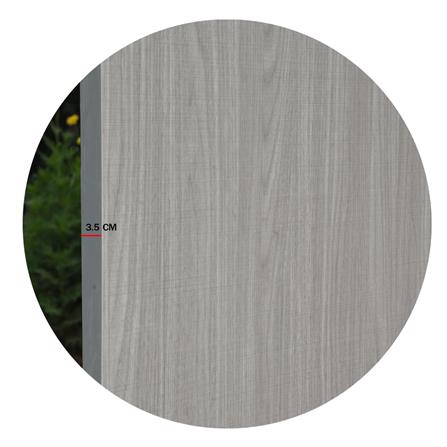 ประตูภายในเมลามีน METRO MD556 COMBI GREY 80X200 ซม. สีเทา ไม่เจาะลูกบิด_4