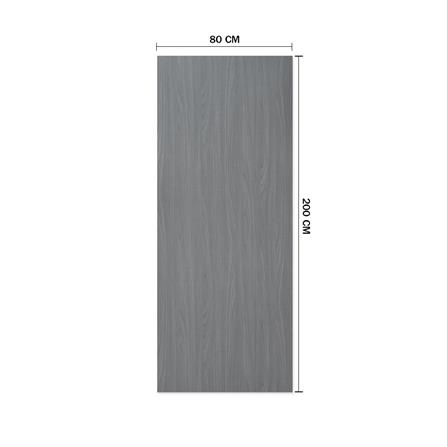 ประตูภายในเมลามีน METRO MD556 COMBI GREY 80X200 ซม. สีเทา ไม่เจาะลูกบิด_3