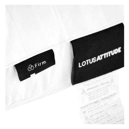 หมอนสุขภาพ ไมโครดาวน์เนีย LOTUS ATTITUDE CARE FIRM 20x30 นิ้ว สีขาว_4
