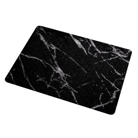 พรม PRAW DE MARBLE BLACK 50X75 ซม. สีดำ_3