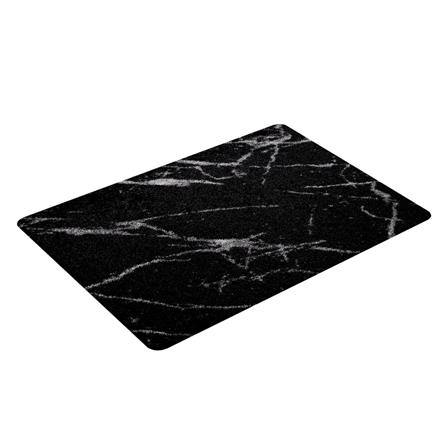 พรม PRAW DE MARBLE BLACK 50X75 ซม. สีดำ_4