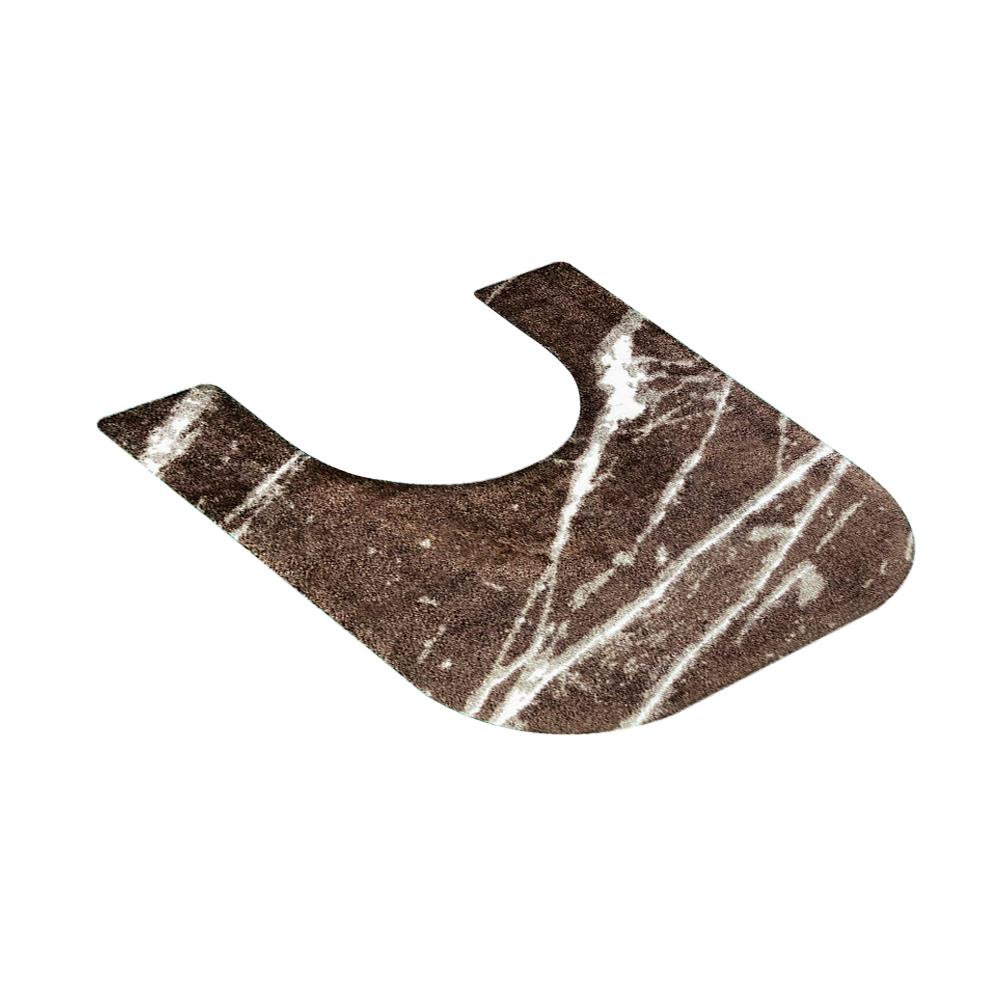 พรมห้องน้ำ PRAW DE MARBLE BROWN 62X70 ซม. สีน้ำตาล