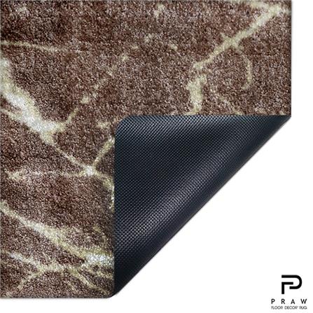 พรมห้องน้ำ PRAW DE MARBLE BROWN 62X70 ซม. สีน้ำตาล_1