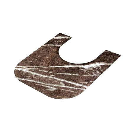 พรมห้องน้ำ PRAW DE MARBLE BROWN 62X70 ซม. สีน้ำตาล_4