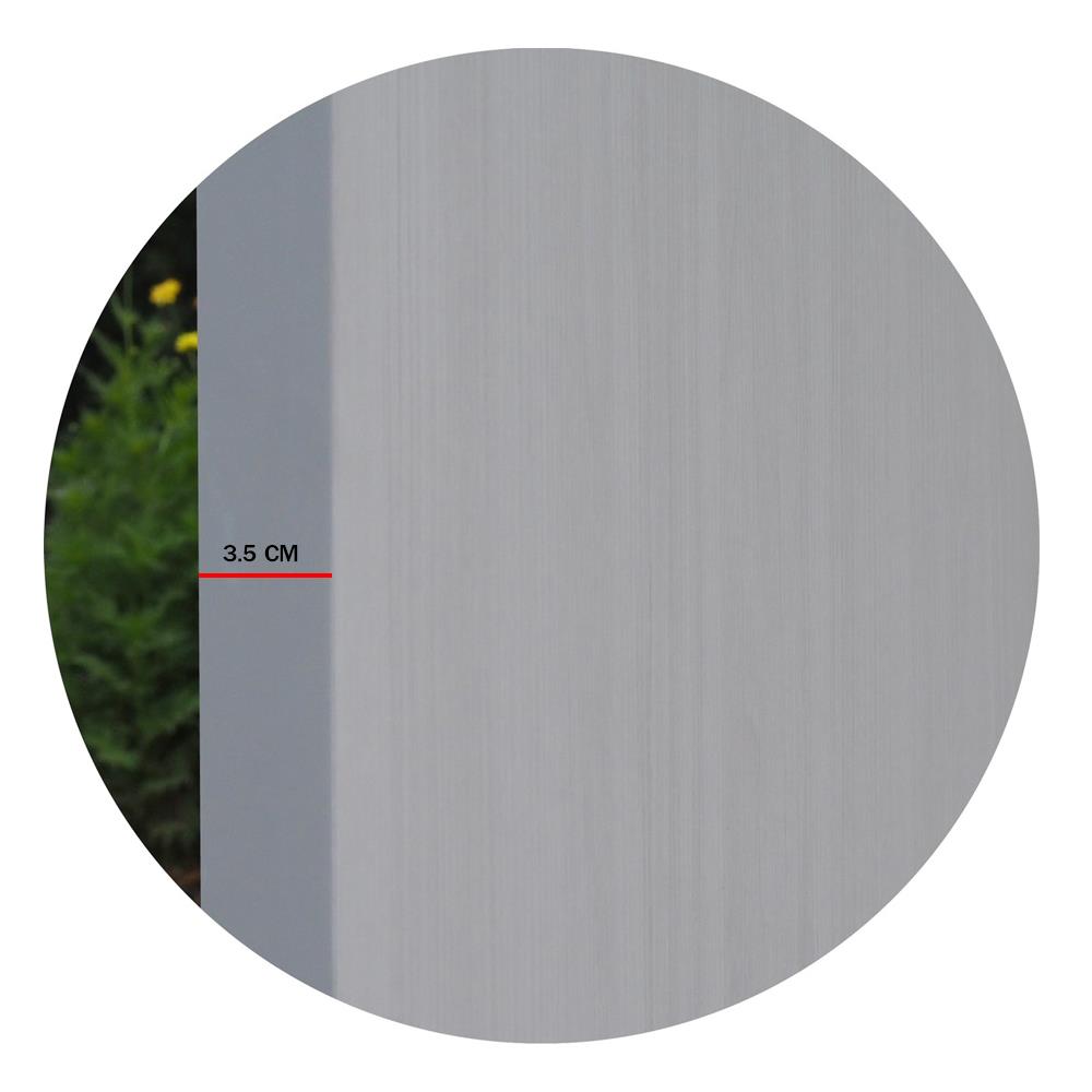 ประตูภายในเมลามีน METRO MD431N WHITE WALNUT 80X200 ซม. สีขาว ไม่เจาะลูกบิด