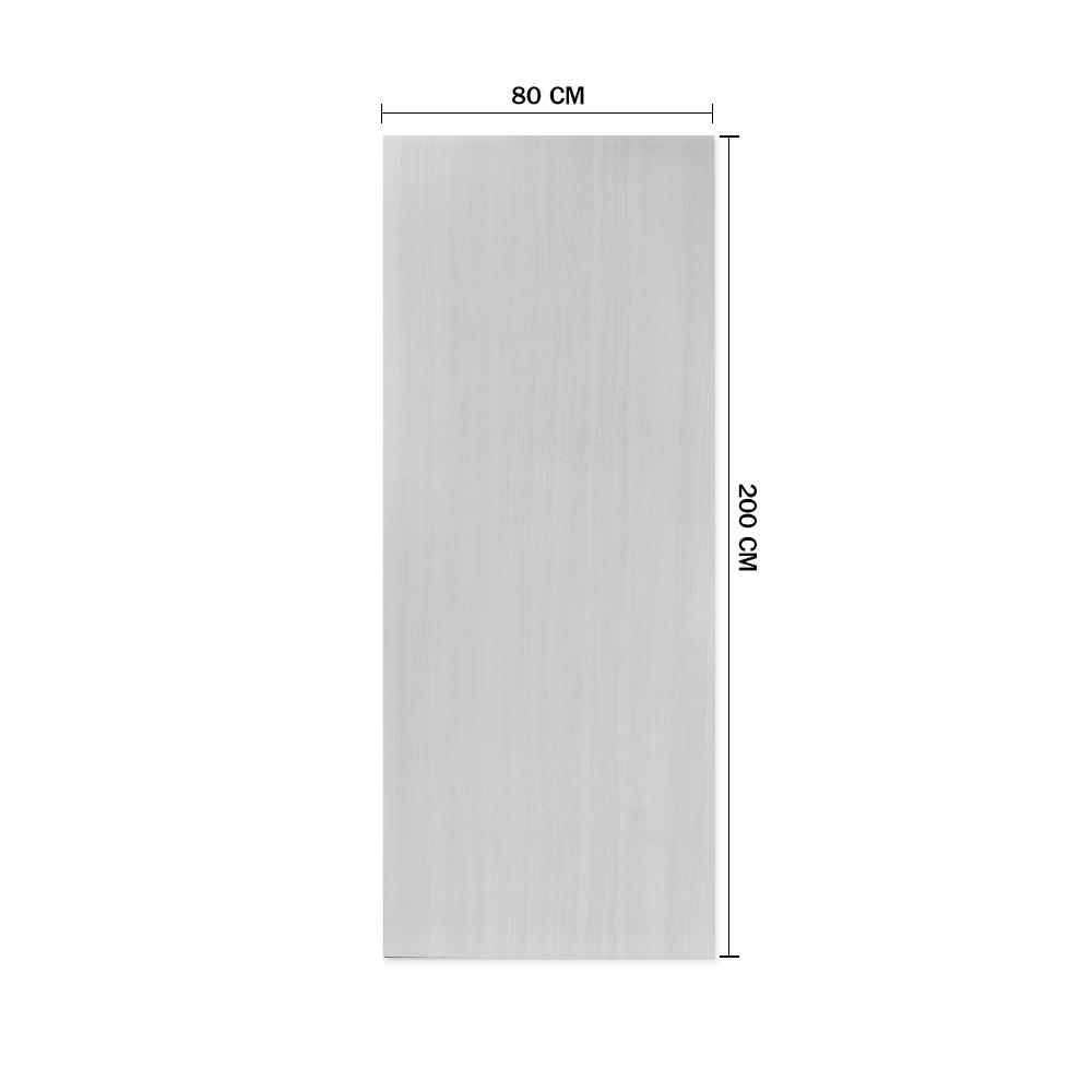 ประตูภายในเมลามีน METRO MD431N WHITE WALNUT 80X200 ซม. สีขาว ไม่เจาะลูกบิด