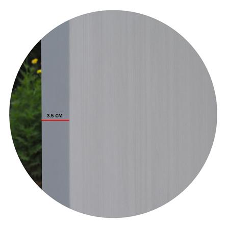 ประตูภายในเมลามีน METRO MD431N WHITE WALNUT 80X200 ซม. สีขาว ไม่เจาะลูกบิด_4