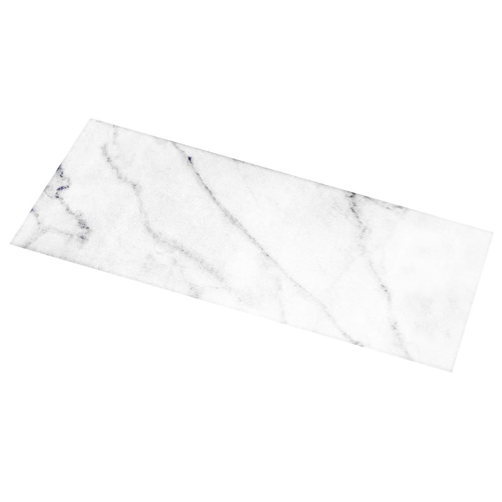 พรม PRAW DE MARBLE WHITE 70X190 ซม. สีขาว