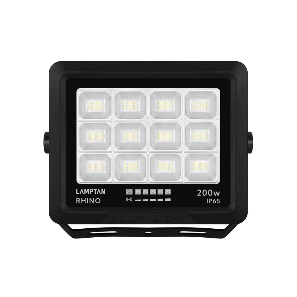 สปอตไลท์ SOLAR LAMPTAN RHINO 200 วัตต์ DAYLIGHT สีดำ