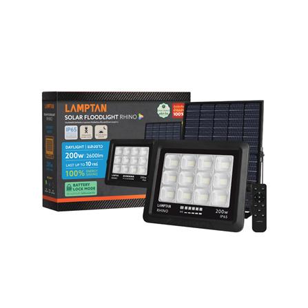 สปอตไลท์ SOLAR LAMPTAN RHINO 200 วัตต์ DAYLIGHT สีดำ_7