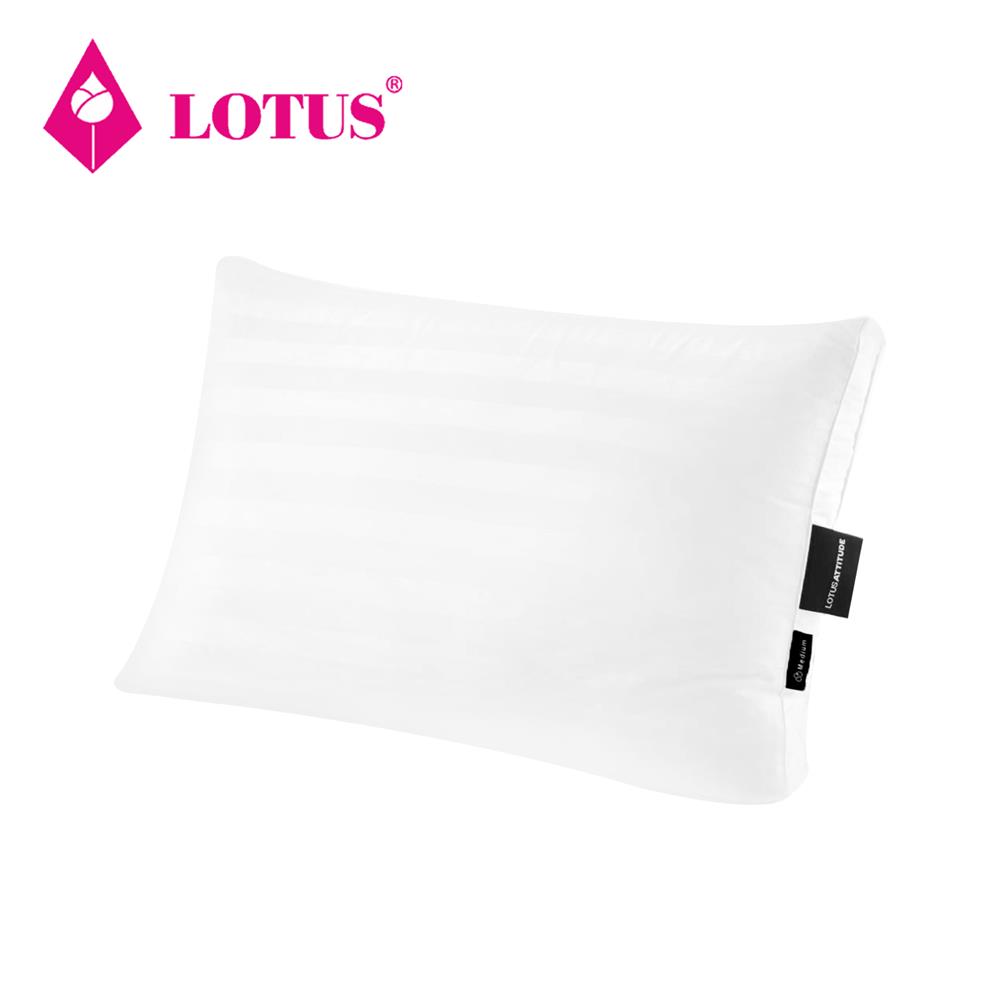 หมอนสุขภาพ ไมโครดาวน์เนีย LOTUS ATTITUDE CARE MEDIUM 20x30 นิ้ว สีขาว