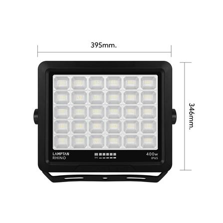 สปอตไลท์ SOLAR LAMPTAN RHINO 400 วัตต์ DAYLIGHT สีดำ_8